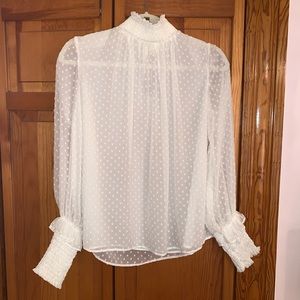 Beautiful gathered blouse by Zara